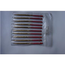 钛金钢锉刀180X5MM金刚石整形锉平板锉 金刚石锉打磨工具